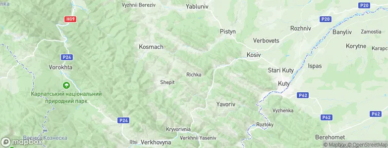 Rechka, Ukraine Map