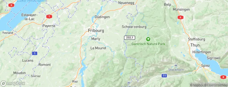 Rechthalten, Switzerland Map