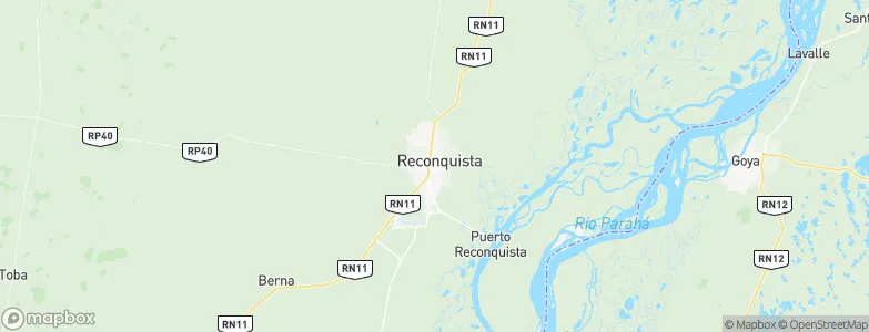 Reconquista, Argentina Map