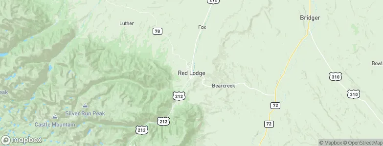 Red Lodge, United States Map