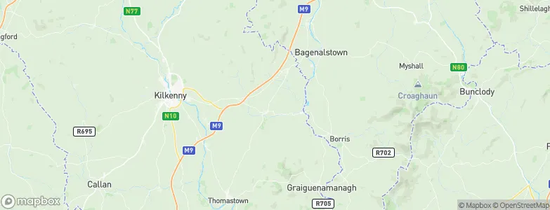 Redbog, Ireland Map