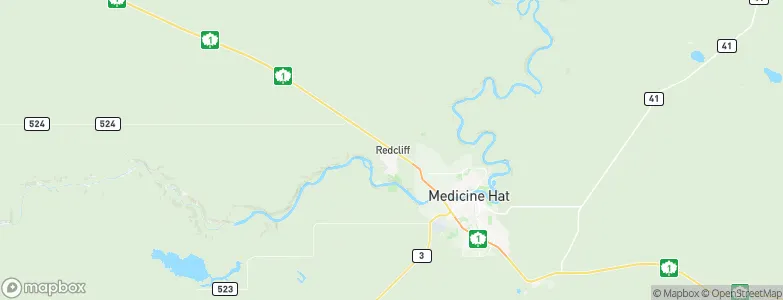 Redcliff, Canada Map