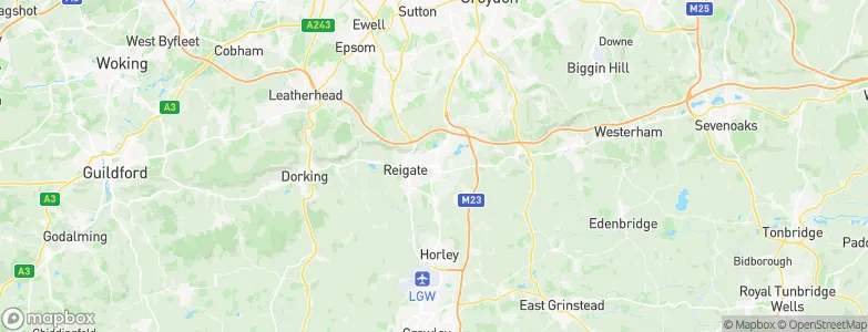 Redhill, United Kingdom Map