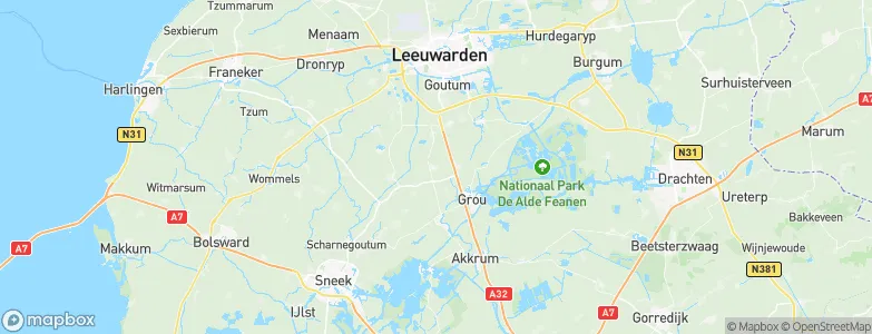 Reduzum, Netherlands Map