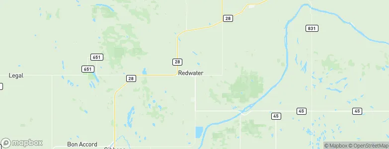 Redwater, Canada Map