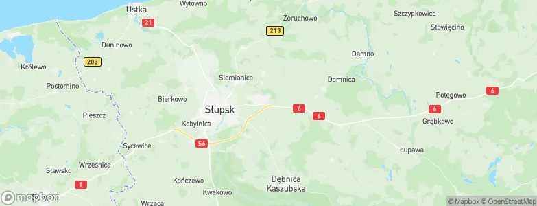 Redzikowo, Poland Map