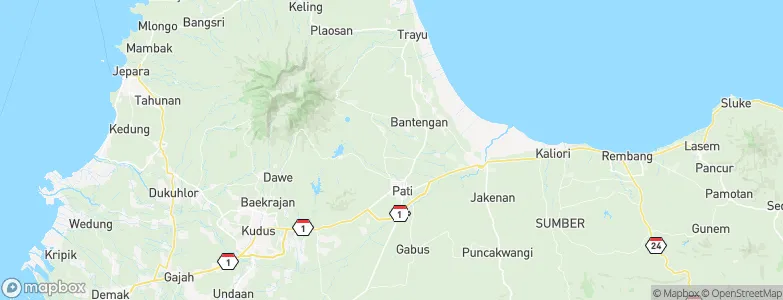 Regaloh, Indonesia Map