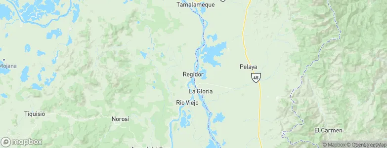 Regidor, Colombia Map