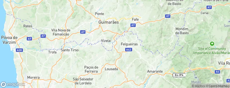 Regilde, Portugal Map