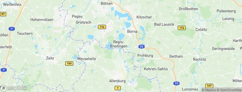 Regis-Breitingen, Germany Map