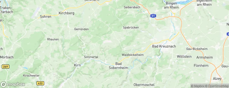 Rehbach, Germany Map