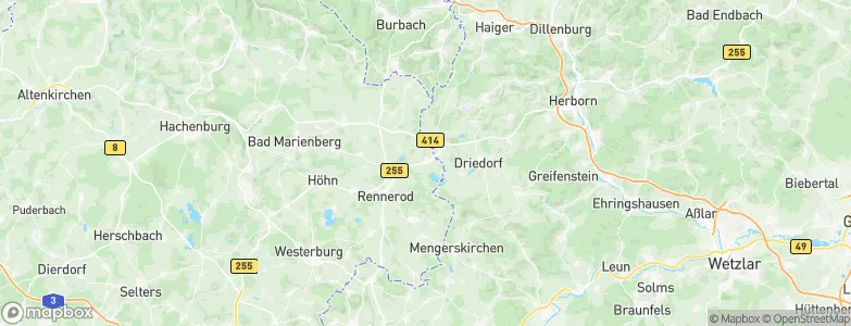 Rehe, Germany Map
