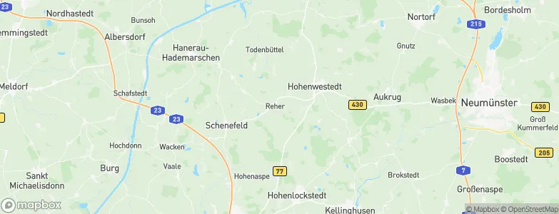 Reher, Germany Map