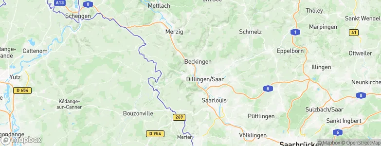 Rehlingen-Siersburg, Germany Map