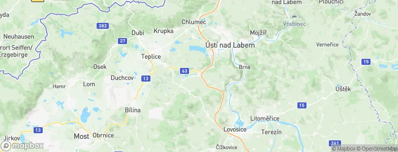 Řehlovice, Czechia Map