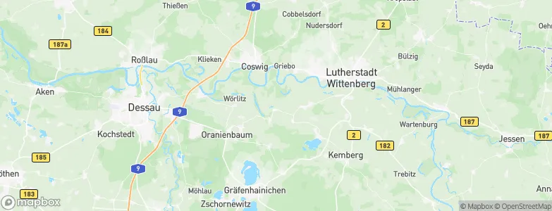 Rehsen, Germany Map
