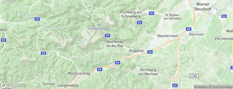 Reichenau an der Rax, Austria Map