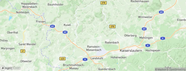 Reichenbach-Steegen, Germany Map