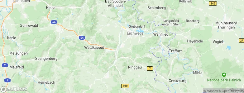 Reichensachsen, Germany Map