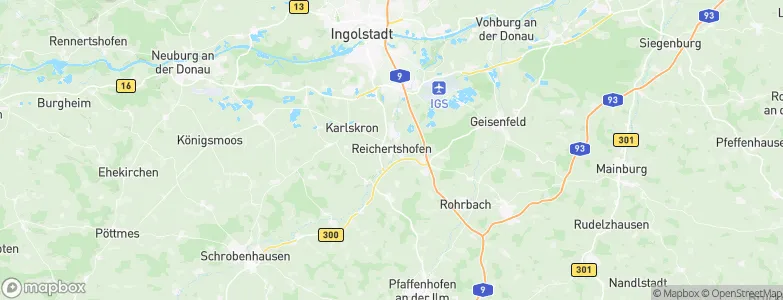 Reichertshofen, Germany Map