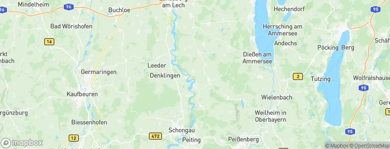 Reichling, Germany Map