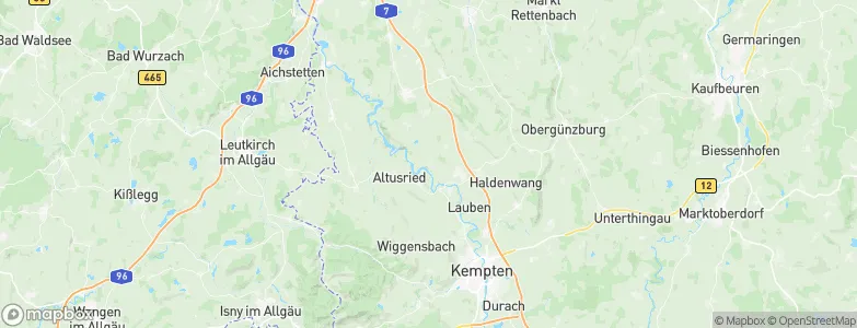 Reicholzried, Germany Map