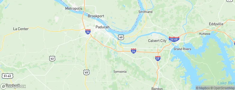 Reidland, United States Map