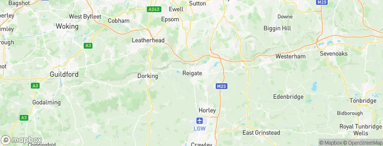 Reigate, United Kingdom Map