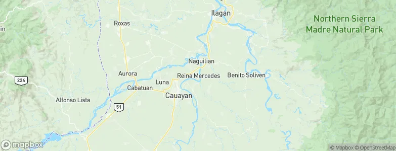 Reina Mercedes, Philippines Map