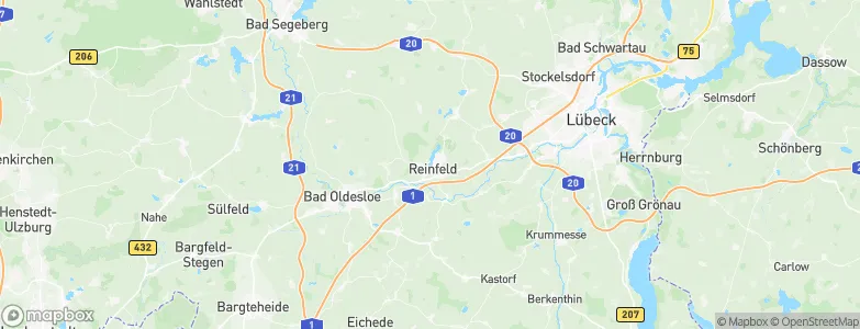 Reinfeld, Germany Map