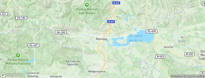 Reinosa, Spain Map