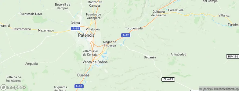 Reinoso de Cerrato, Spain Map