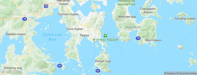 Reisui, South Korea Map
