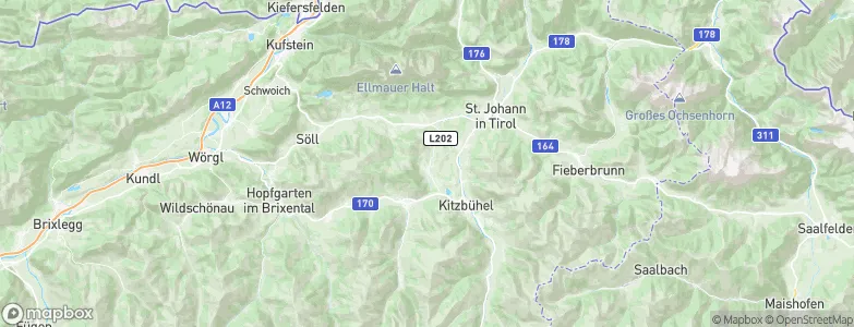 Reith bei Kitzbühel, Austria Map