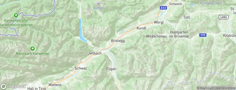 Reith im Alpbachtal, Austria Map