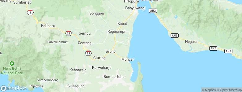 Rejoagung Satu, Indonesia Map