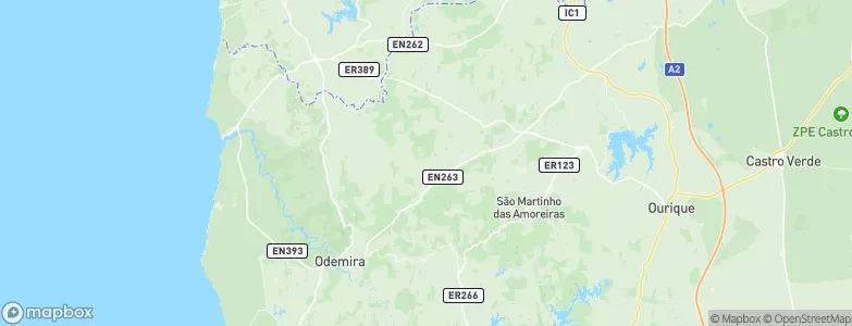 Relíquias, Portugal Map