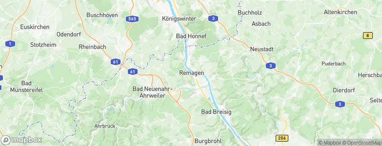 Remagen, Germany Map