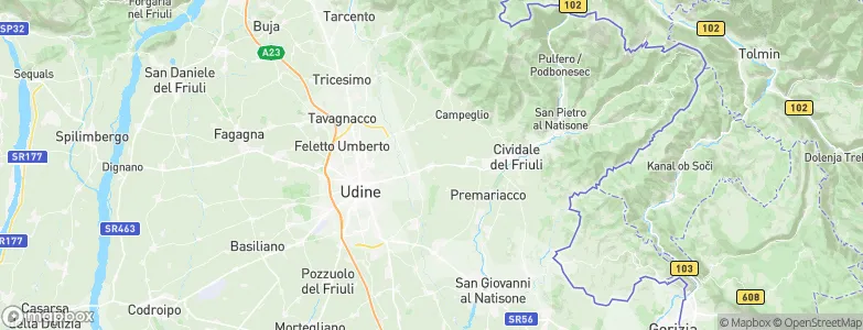 Remanzacco, Italy Map
