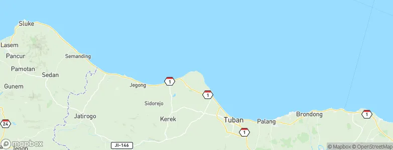 Remen, Indonesia Map