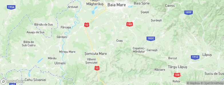 Remetea Chioarului, Romania Map