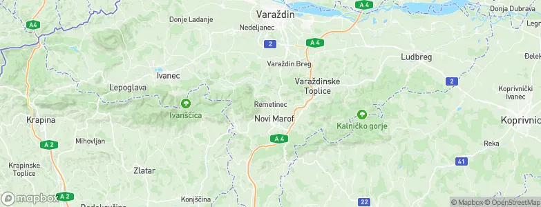 Remetinec, Croatia Map