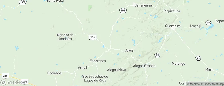 Remígio, Brazil Map