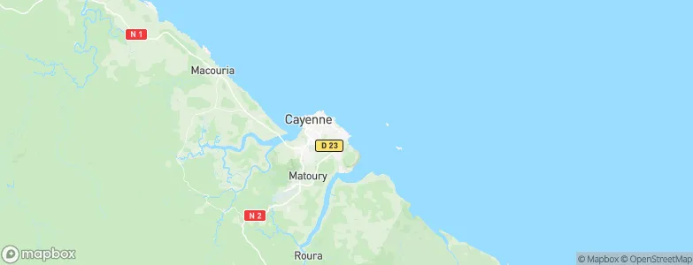 Rémire-Montjoly, French Guiana Map