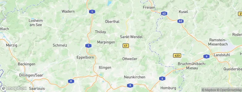 Remmesweiler, Germany Map