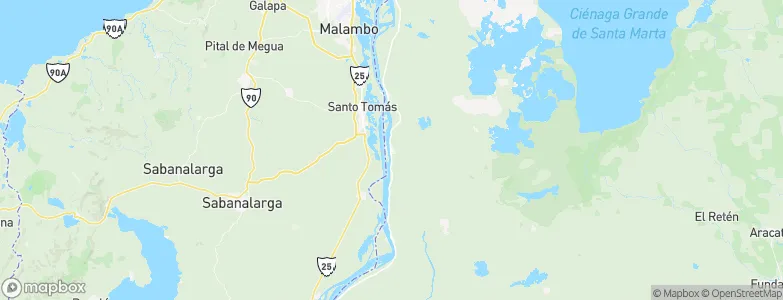 Remolino, Colombia Map