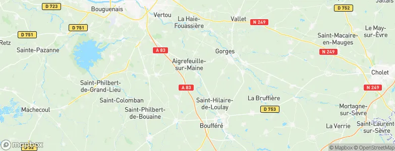 Remouillé, France Map