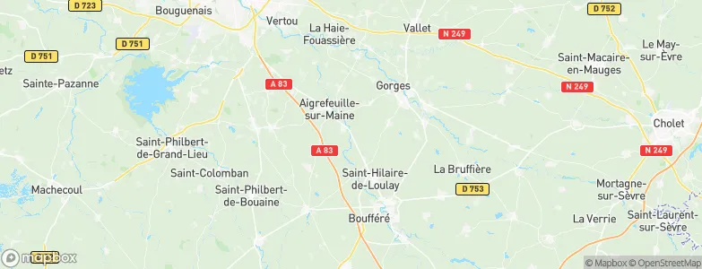 Remouillé, France Map