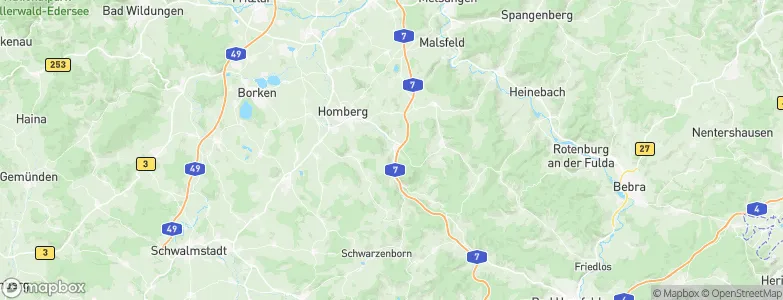 Remsfeld, Germany Map