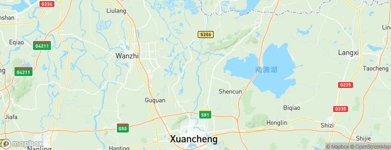 Rencunwan, China Map